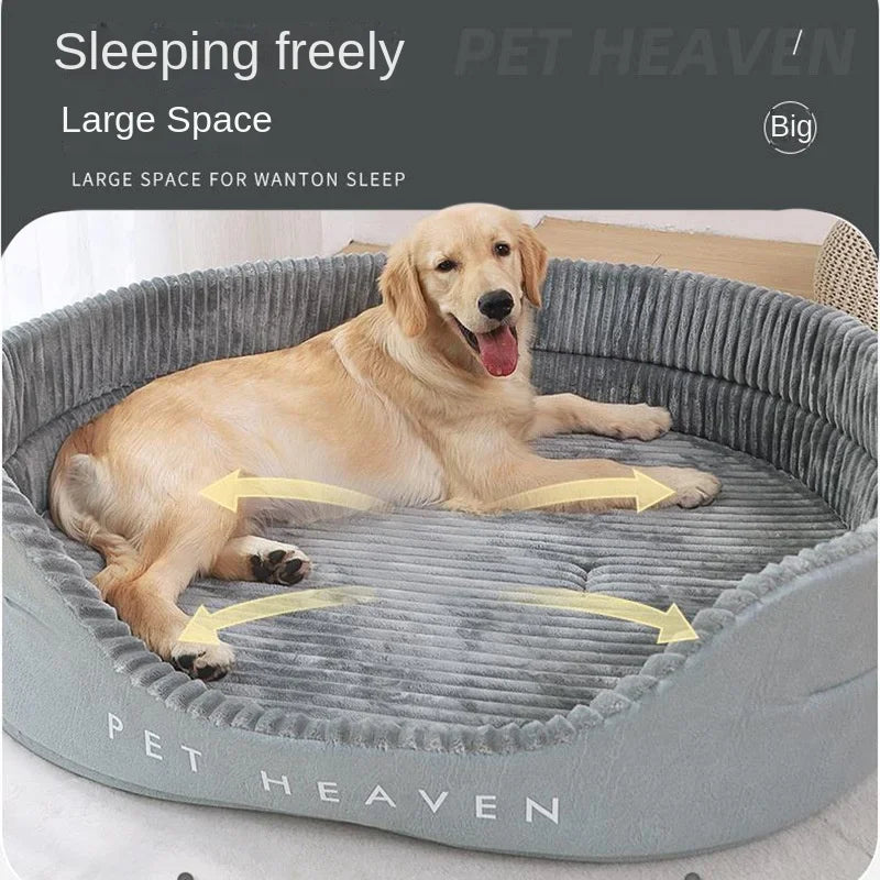 Soft Double-Side Pet Cat Dog Bed Big Dogs House Warm Sofa Cushion Large Pet Basket Blanket Accessories Medium Kennel Products